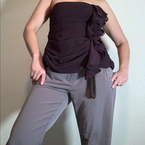 3/$25 Wet Seat Deep Purple/Wine Sleeveless Top